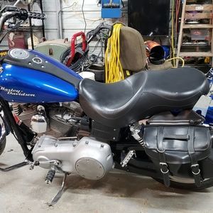 Harley-Davidson stock saddlebags